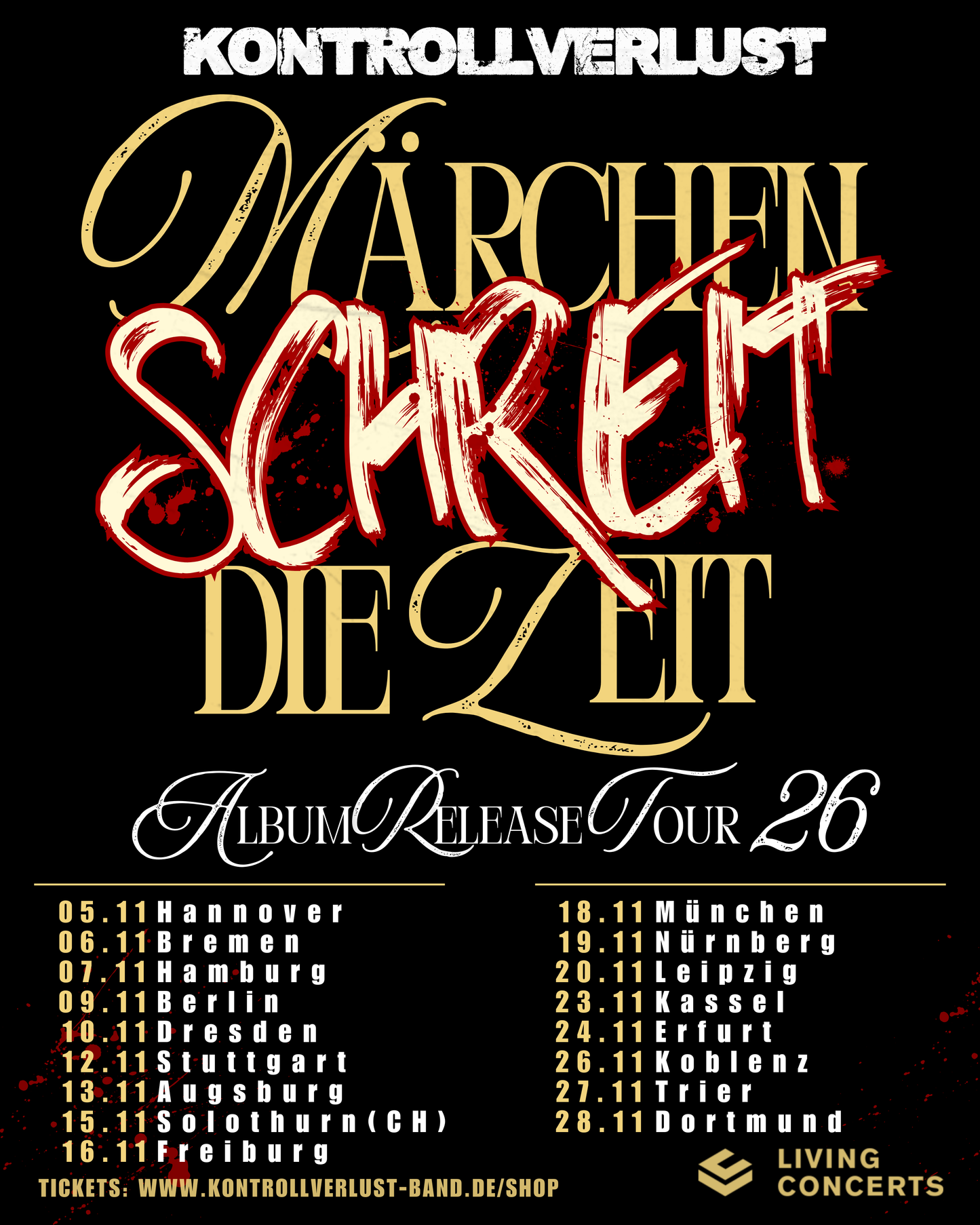 TOURTICKETS „Märchen schreit die Zeit“